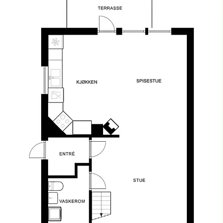 Hébergement de vacances Sjarmerende Hus I Nydelige Tromso! *